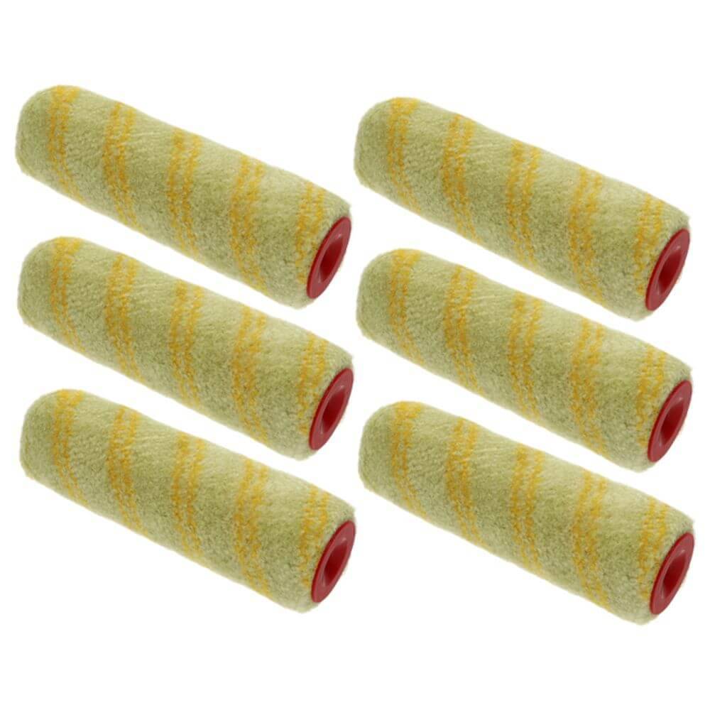 Farbrolle Polyamid 12mm 6x Ersatzrollen 20 cm
