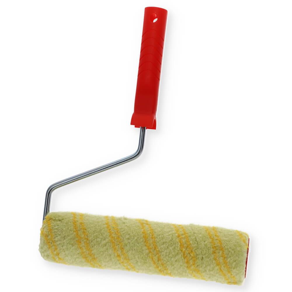 Farbrolle Polyamid 12mm mit Bügel 25 cm Maler Streich Rolle Farb Walze Lack
