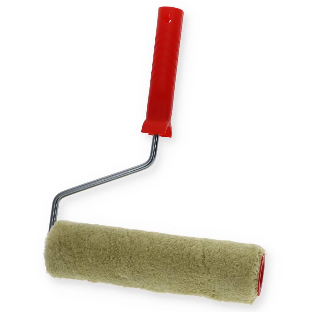 Farbrolle Polyacryl 11mm mit Bügel 25 cm Maler Streich Rolle Dispersion Latex Farbe Lack