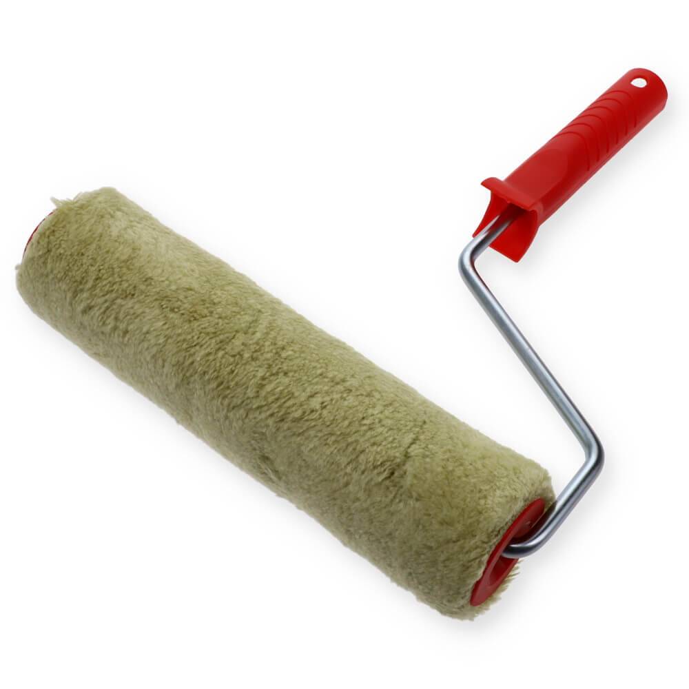 Farbrolle Polyacryl 11mm mit Bügel 25 cm Maler Streich Rolle Dispersion Latex Farbe Lack