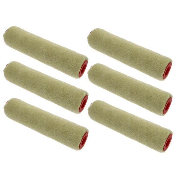 Farbrolle Polyacryl 11mm 6x Ersatzrollen 25 cm Farbrolle Polyacryl 11mm 6x Ersatzrollen 25 cm