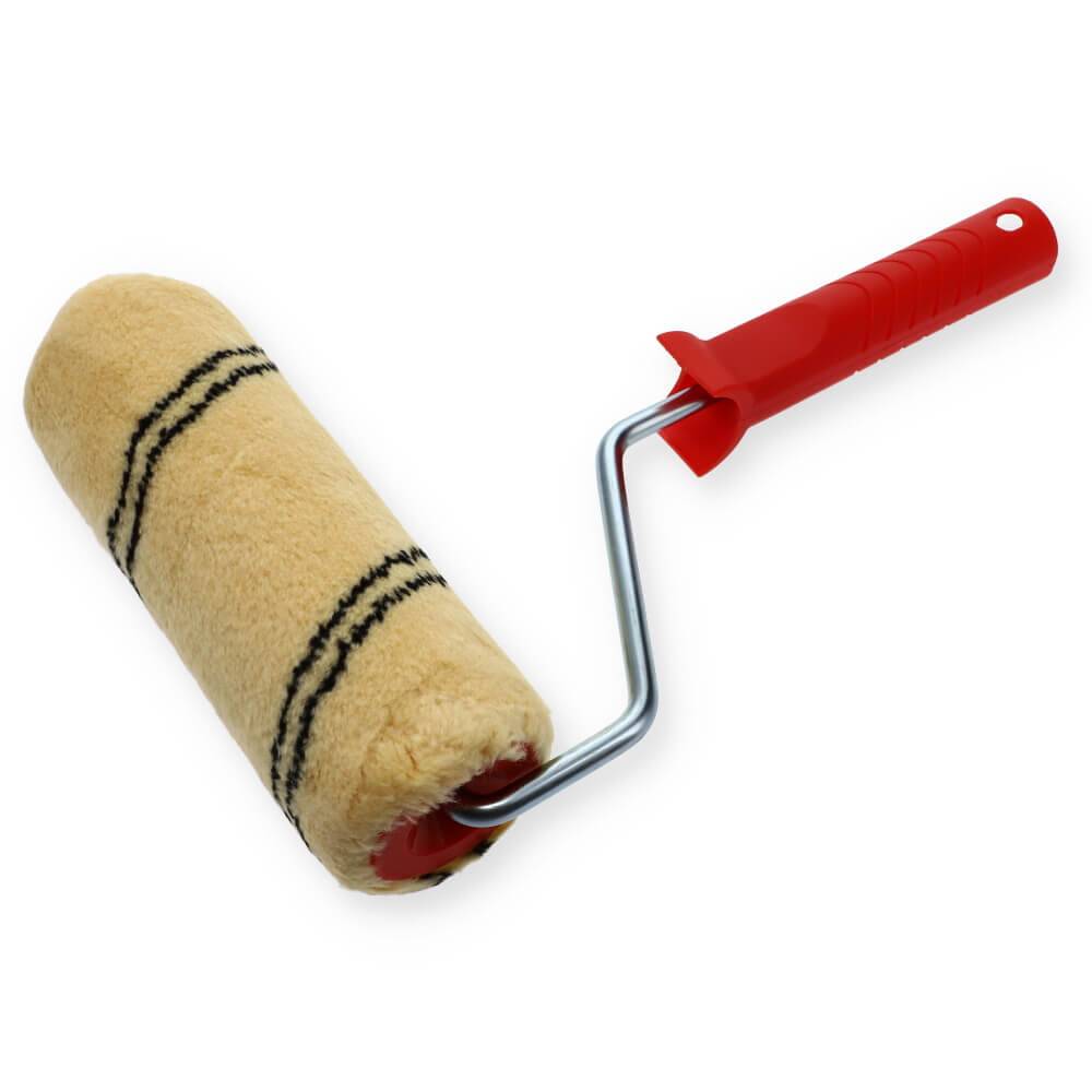 Farbrolle Polyacryl 11mm mit Bügel 18 cm Maler Streich Rolle Dispersion Latex Farbe