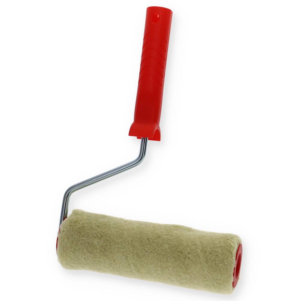 Farbrolle Polyacryl 11mm mit Bügel 20 cm Maler Streich Rolle Dispersion Latex Farbe Lack