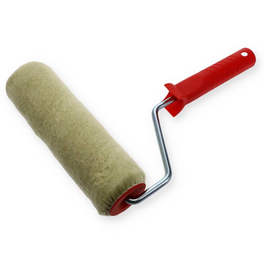 Farbrolle Polyacryl 11mm mit Bügel 20 cm Maler Streich Rolle Dispersion Latex Farbe Lack