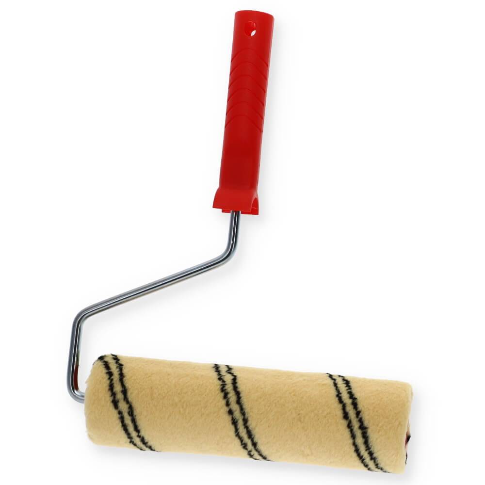 Farbrolle Polyacryl 11mm mit Bügel 23 cm Maler Streich Rolle Dispersion Latex Farbe