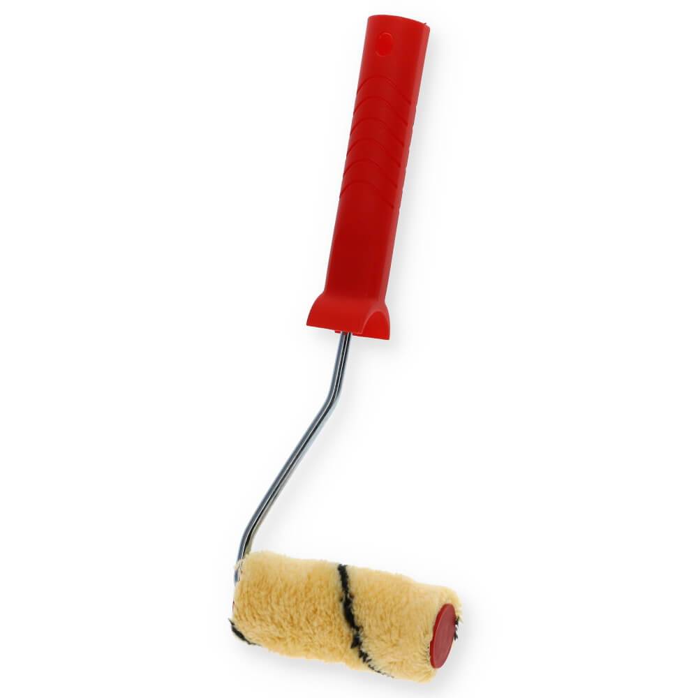 Farbrolle Polyacryl 9mm mit Bügel 10 cm Maler Streich Rolle Dispersion Latex Farbe Lack
