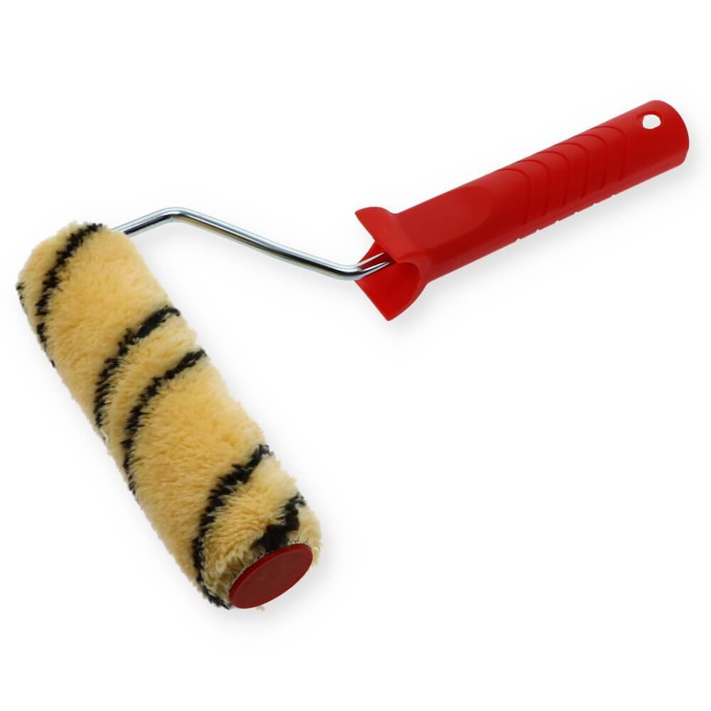 Farbrolle Polyacryl 9mm mit Bügel 15 cm Maler Streich Rolle Dispersion Latex Farbe Lack