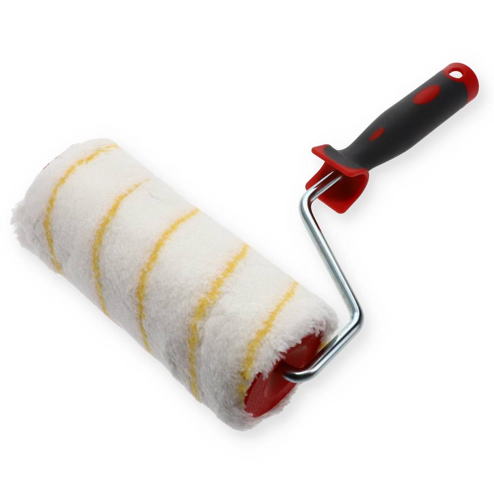 Farbrolle SET Polyacryl 13mm 18 cm Maler Streich Rolle Dispersion Latex Farbe