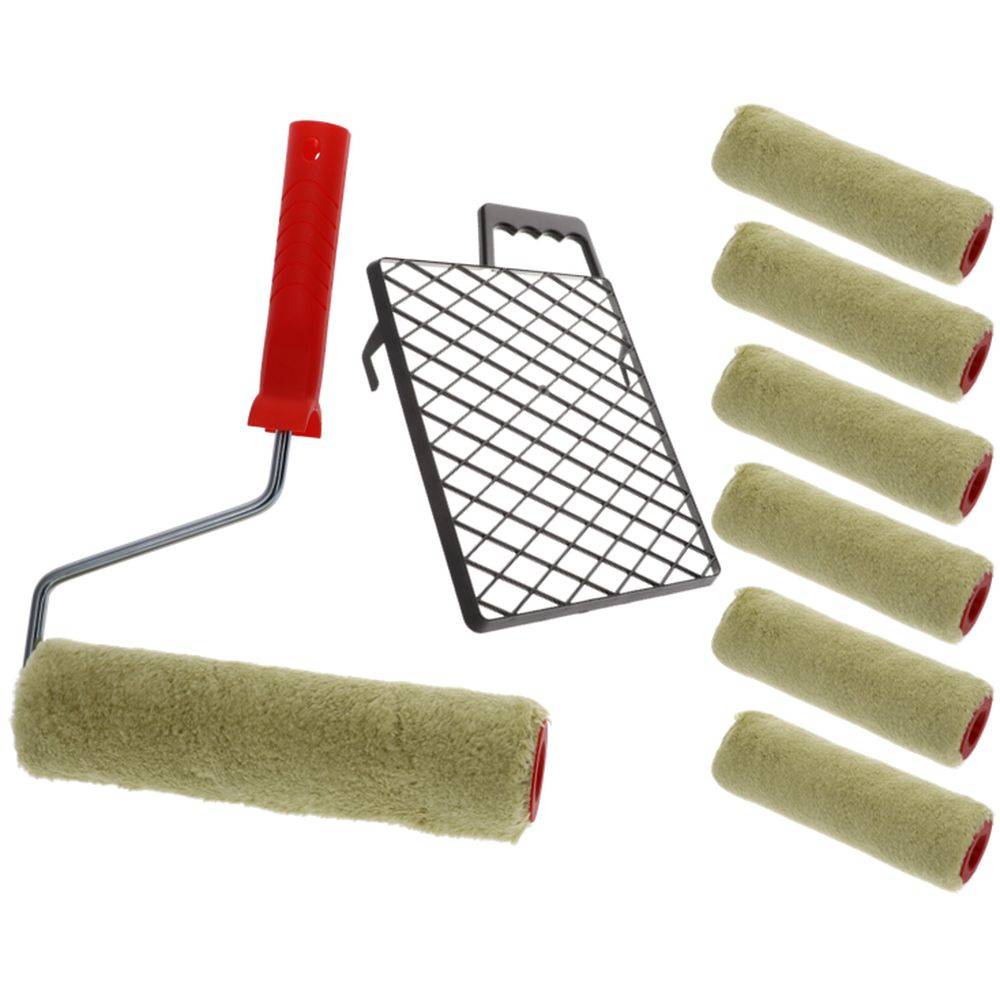 Farbrolle Polyacryl 11mm 25 cm Maler Streich Rolle Dispersion Latex Farbe Lack