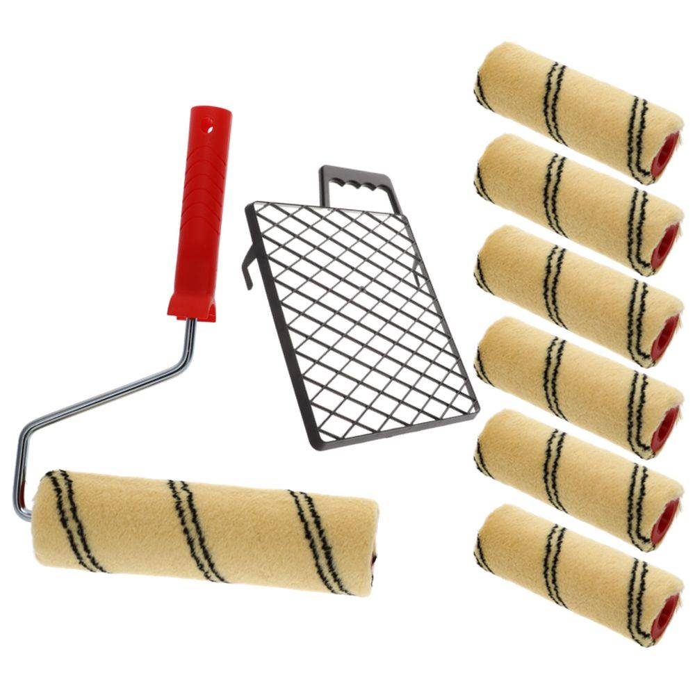 Farbrolle Polyacryl 11mm 18 cm Maler Streich Rolle Dispersion Latex Farbe