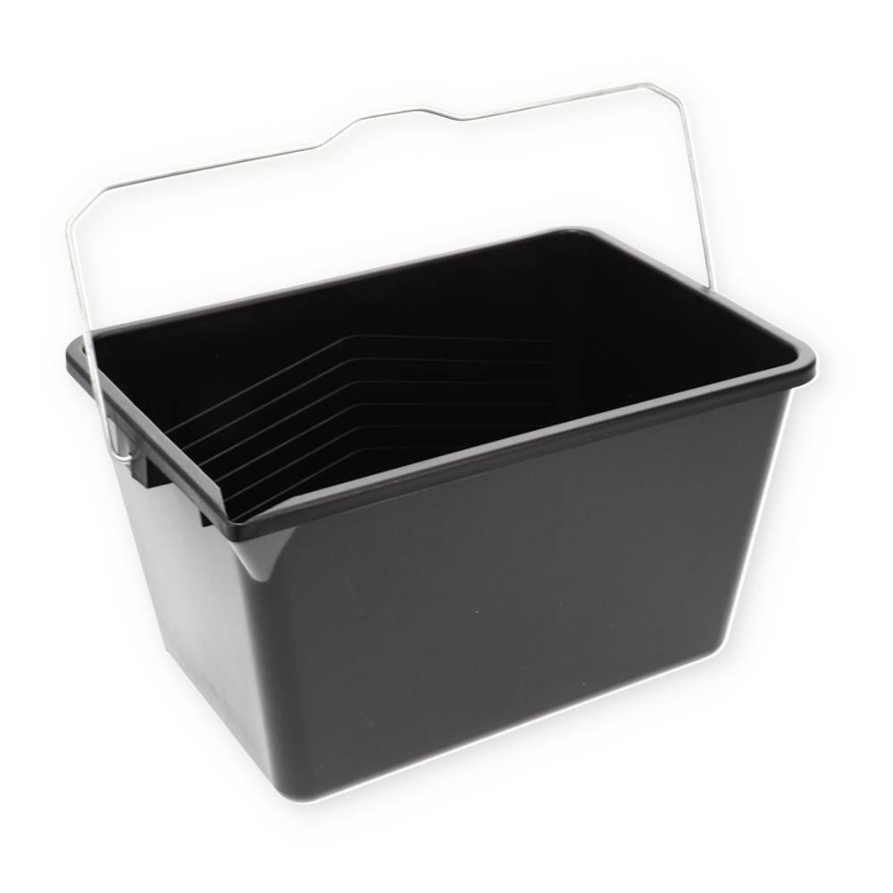 Farbeimer leer mit Ausgießer Skala Eckig Kunststoff Eimer Kübel Behälter 6 Liter 1 Stück