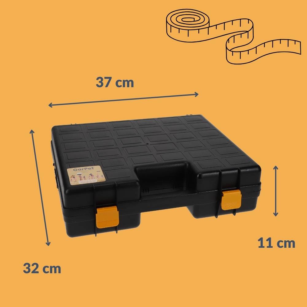 Maschinenkoffer leer Kunststoff Universal Werkzeugkoffer für Elektrowerkzeuge Werkzeugbox Gerätebox Gerätekoffer Koffer Box