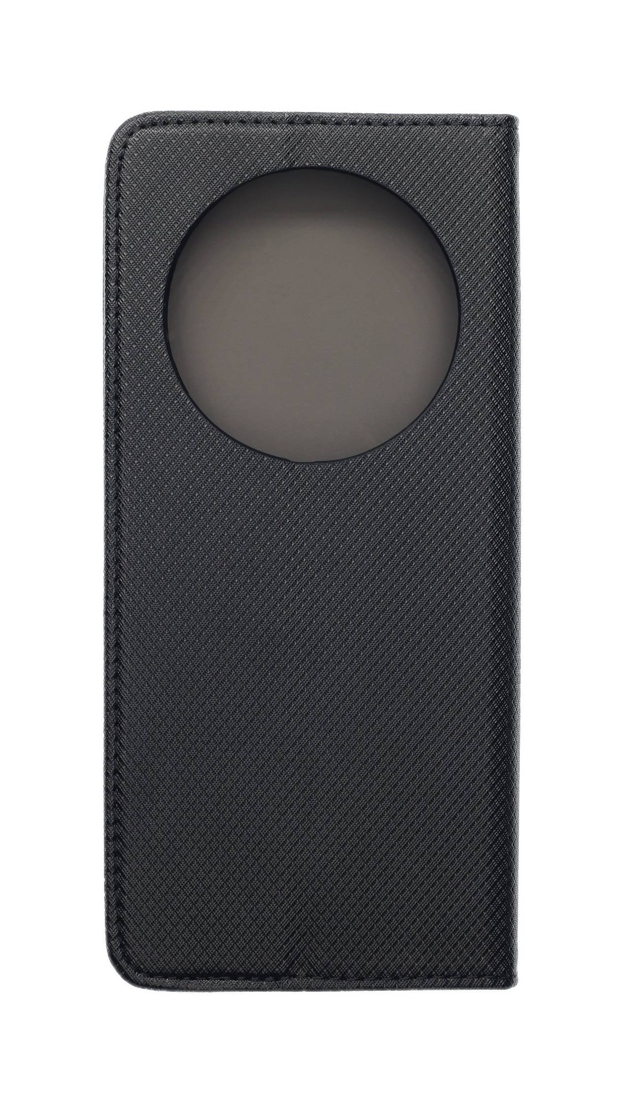 JAMCOVER Bookcase Texture Schwarz für Xiaomi Redmi 14C - Handytasche mit Kartenfach und Standfunktion