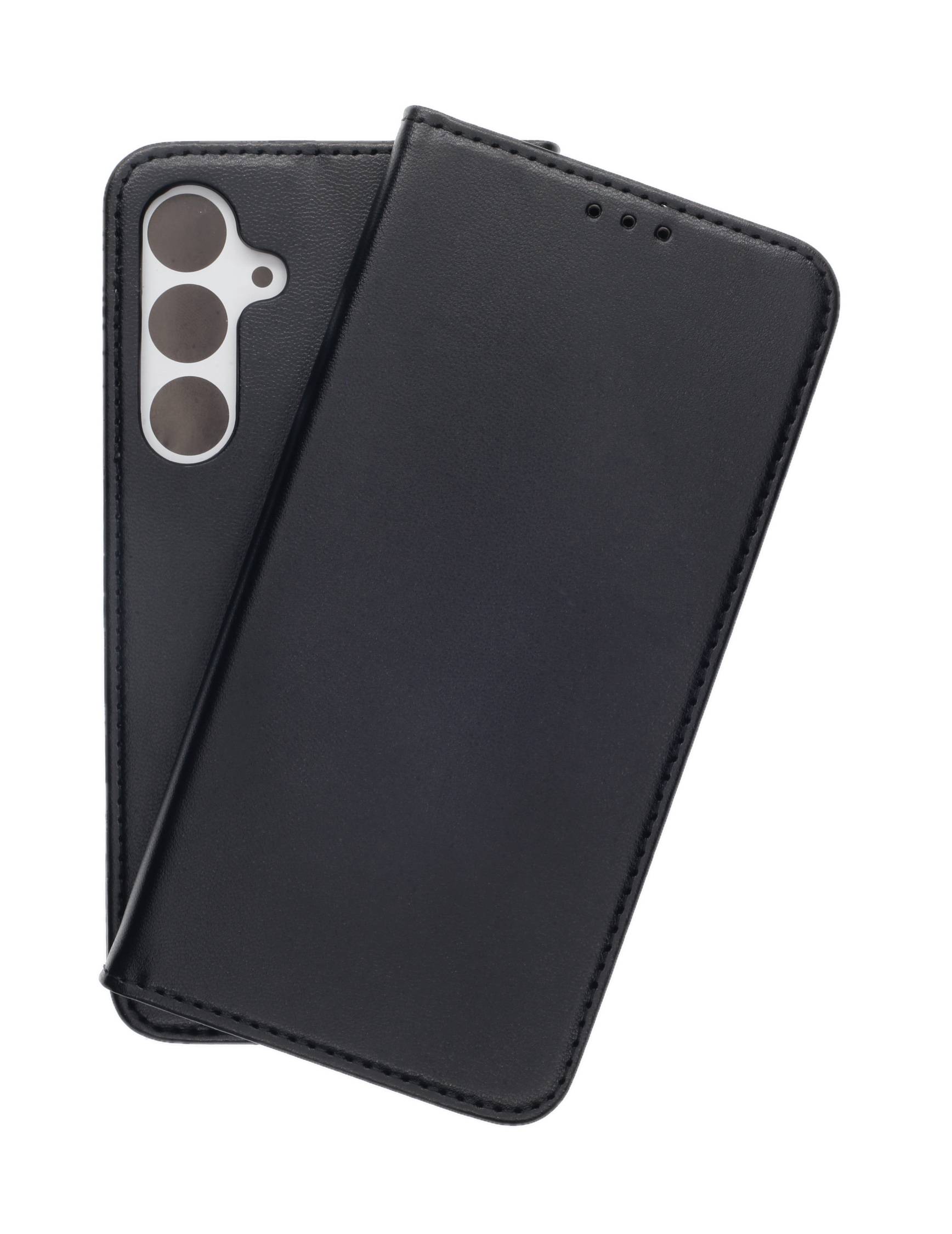 JAMCOVER Bookcase Smooth & Safe Schwarz für Samsung Galaxy S25 FE