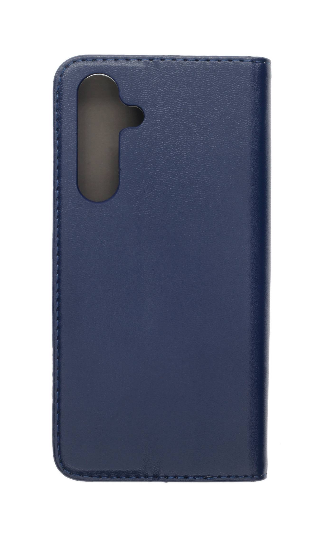 JAMCOVER Bookcase Smooth & Safe Marineblau für Samsung Galaxy S24 FE - Handytasche mit Kartenfach und Standfunktion