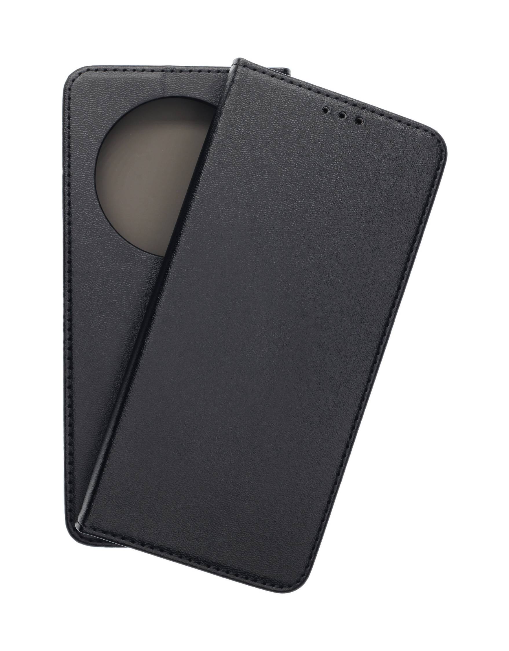 JAMCOVER Bookcase Smooth & Safe Schwarz für Xiaomi Redmi 14C - Handytasche mit Kartenfach und Standfunktion