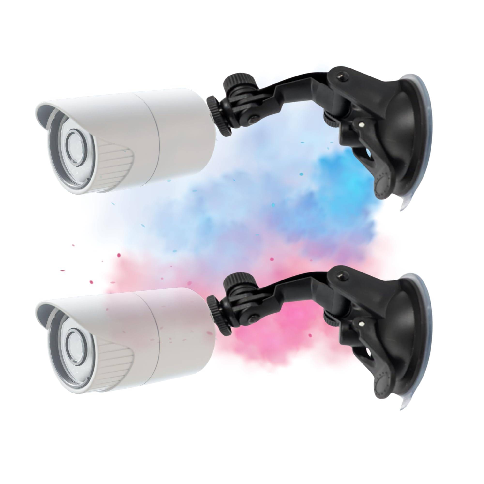 2 Stück Saugnapf Halterung für IP Kamera für Wyze Cam Ring Eufy Arlo Cam Smart Befestigung Halter Montage