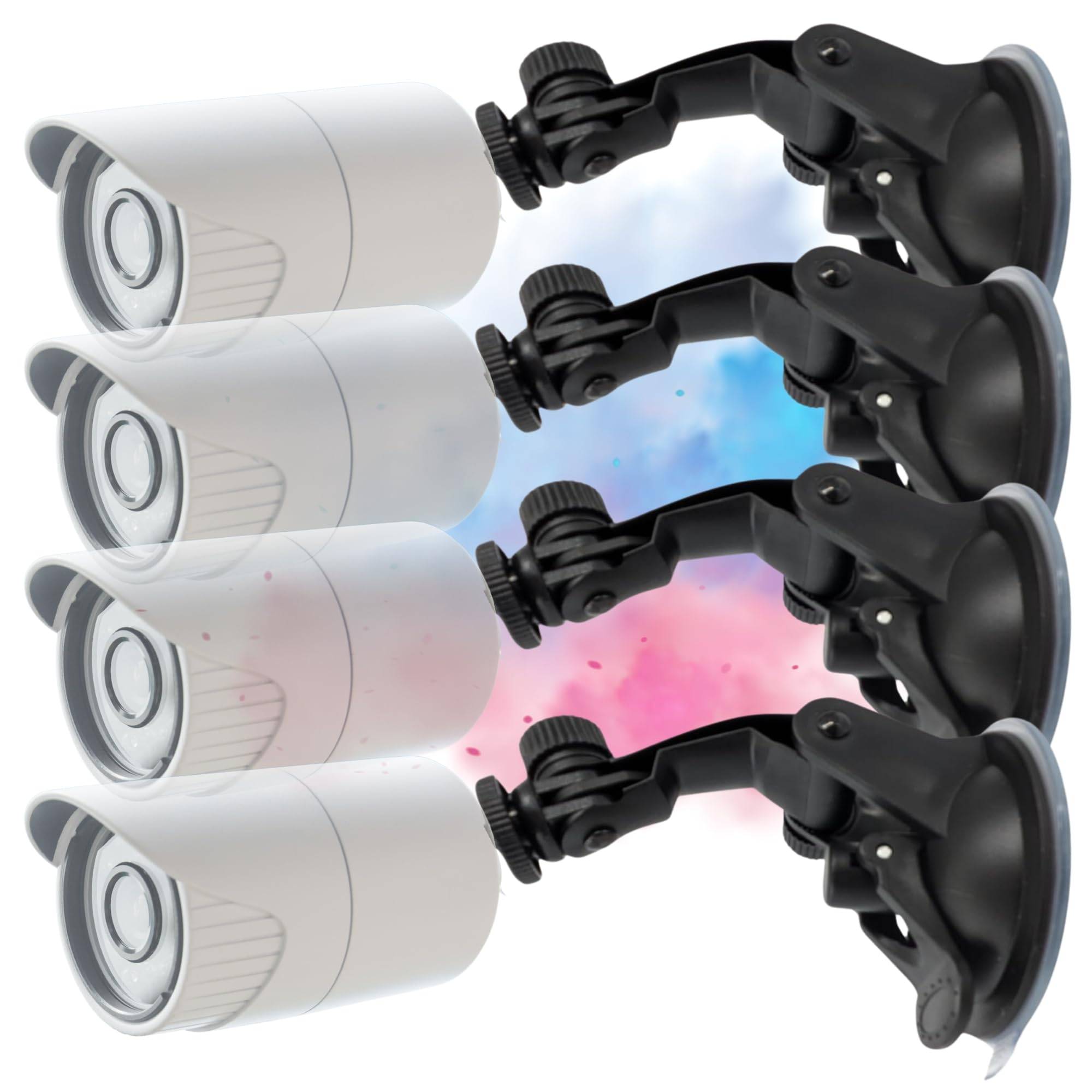 4X Saugnapf Halterung für IP Kamera für Wyze Ring Eufy Arlo Cam Smart Befestigung Halter Montage Fenster