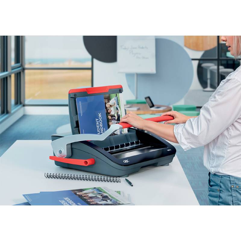 GBC Drahtbindegerät WireBind WB15, schwarz/rot