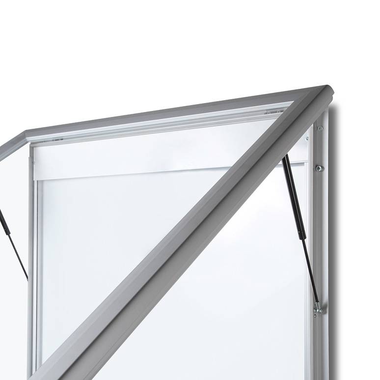 Showdown Displays Schaukasten Premium für Außen - 4x DIN A4 - LED