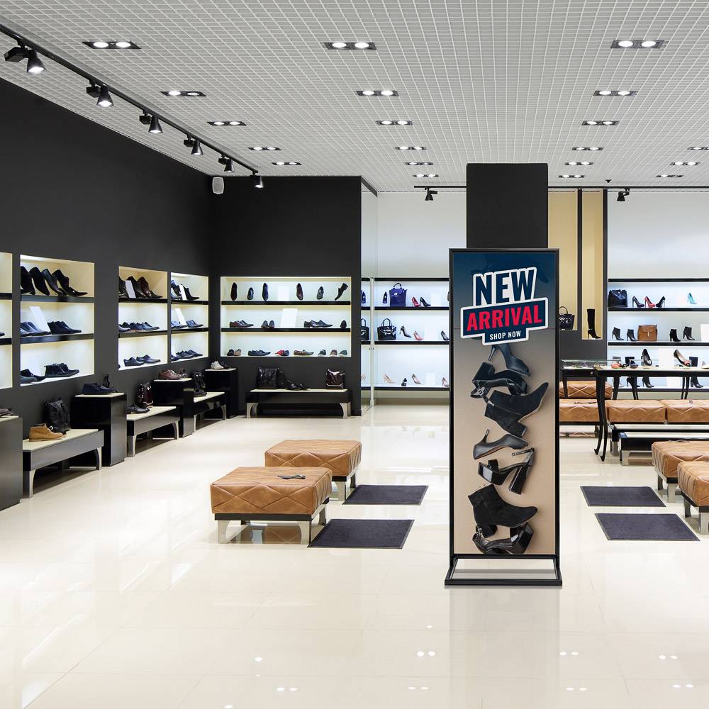 Showdown Displays Poster Display Dekor Click - 2x DIN A1 - Doppelseitig Schwarz