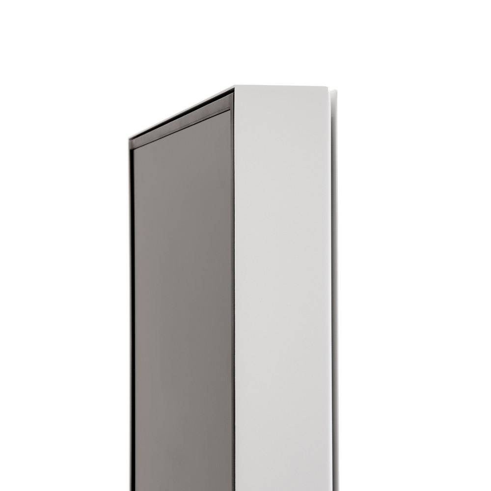 Showdown Displays Smart Line Digitale Infostele Regal - 6x DIN A4 - mit Samsung-Bildschirm - 43 Zoll - Weiß
