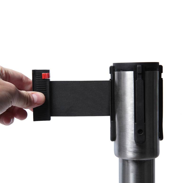 Showdown Absperrständer Gurtbandsystem Economy - Chrom