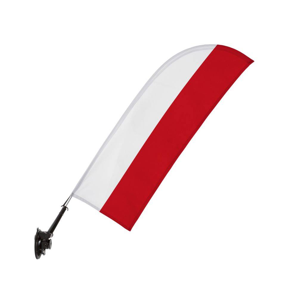 Showdown Fensterflagge - Wind Set - Polnische Flagge