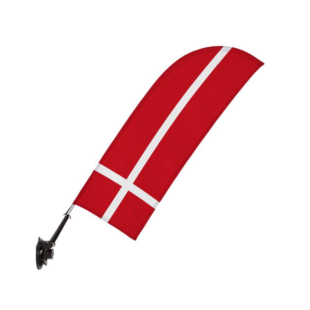 Showdown Fensterflagge - Wind Set - Dänische Flagge