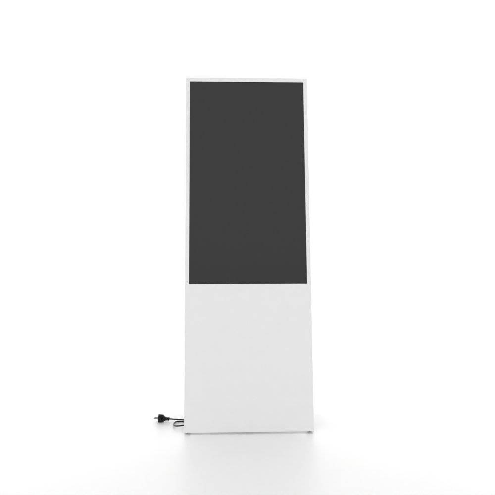 Showdown Displays Digitaler Kundenstopper Spectrum mit Samsung-Bildschirm - 43 Zoll - Weiß