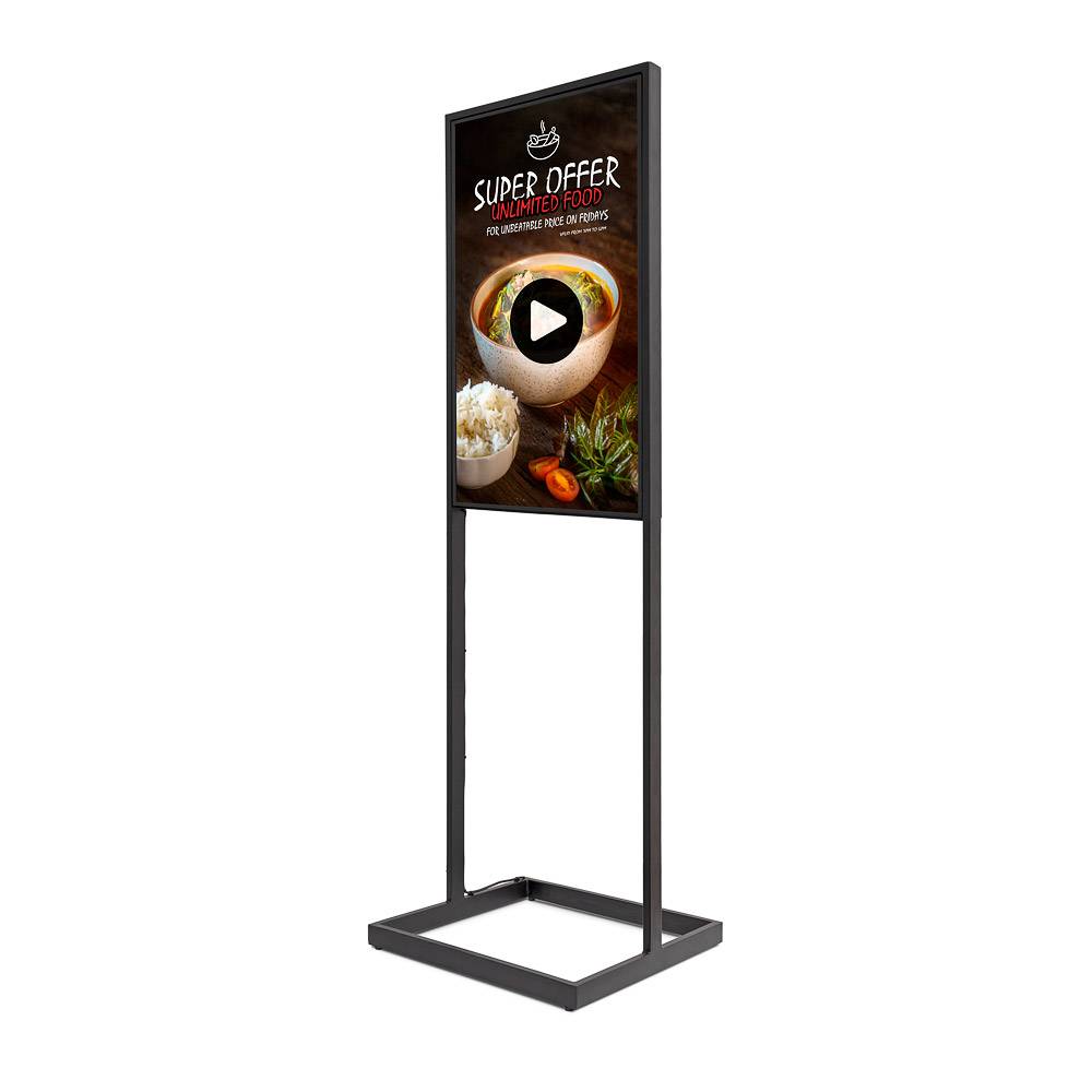 Showdown Displays Digitale Infostele Sky mit Samsung-Bildschirm - 43 Zoll