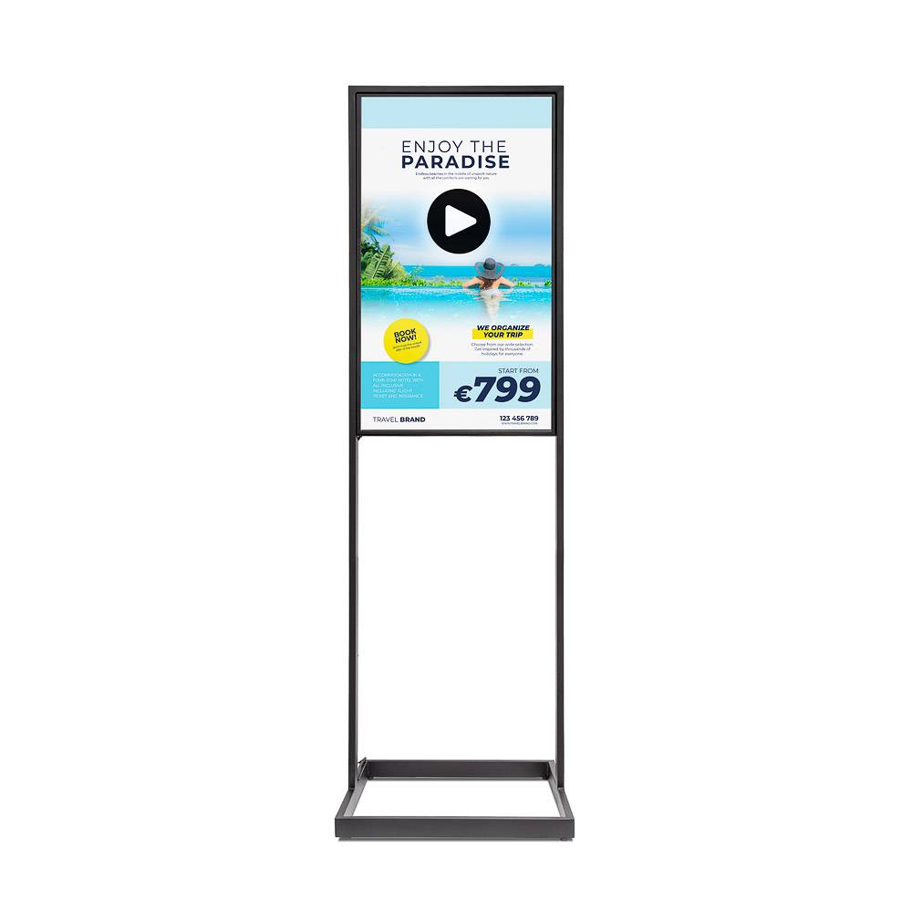 Showdown Displays Digitale Infostele Sky mit Samsung-Bildschirm - 43 Zoll