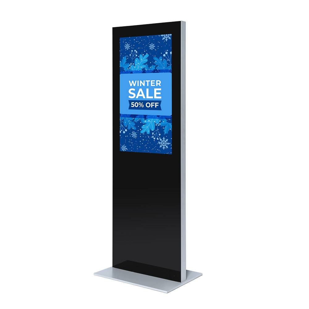 Showdown Displays Digitale Infostele Slim mit Samsung-Bildschirm - 43 Zoll