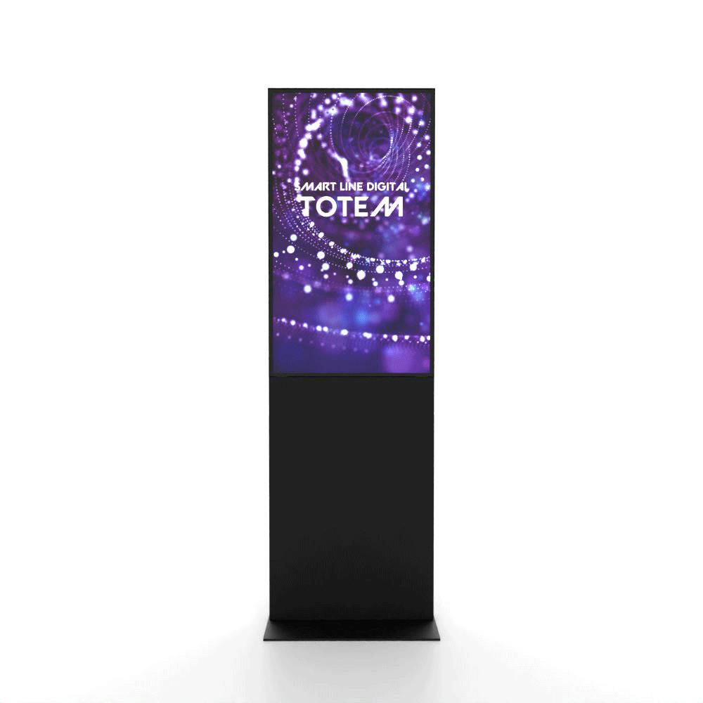 Showdown Displays Smart Line Digitale Infotstele mit Samsung-Bildschirm Und Touchscreen - 43 Zoll - Schwarz