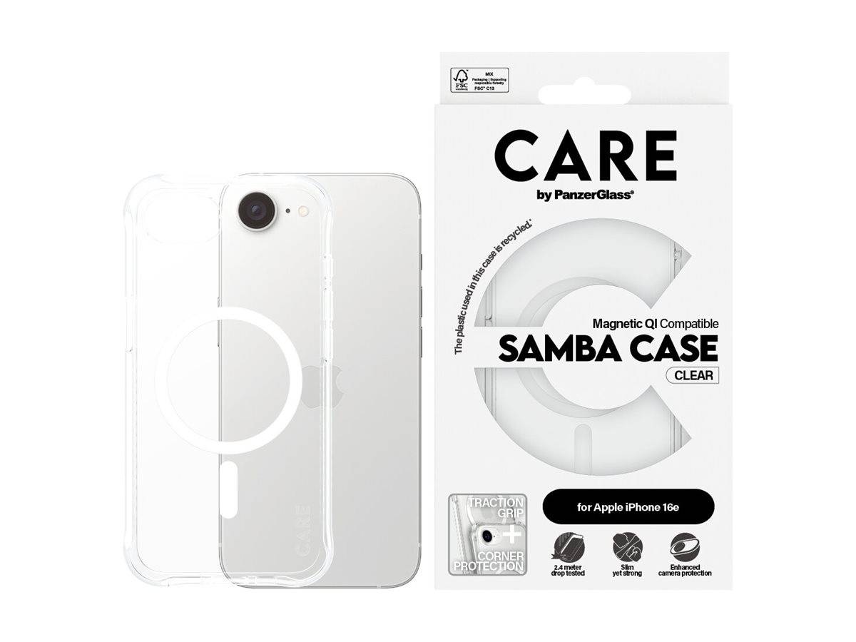 CARE by Schutzglass Fashion MagSafe iPhone 16e Hülle - Transparent