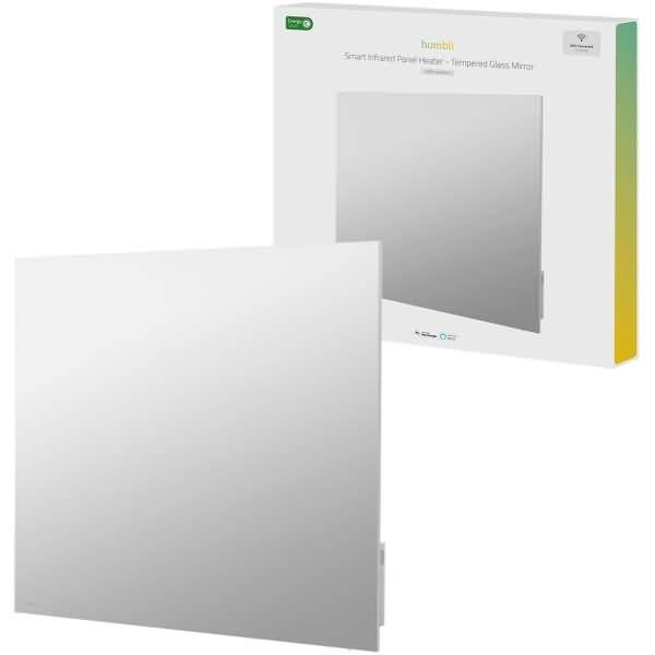 Hombli smartes Infrarot Glas Heizpanel 400W Spiegel