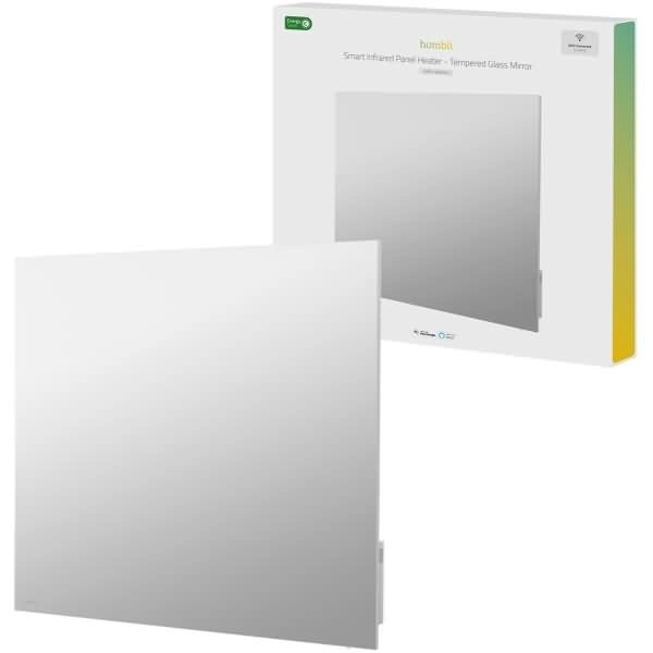 Hombli smartes Infrarot Glas Heizpanel 400W Spiegel Hombli smartes Infrarot Glas Heizpanel 400W Spiegel