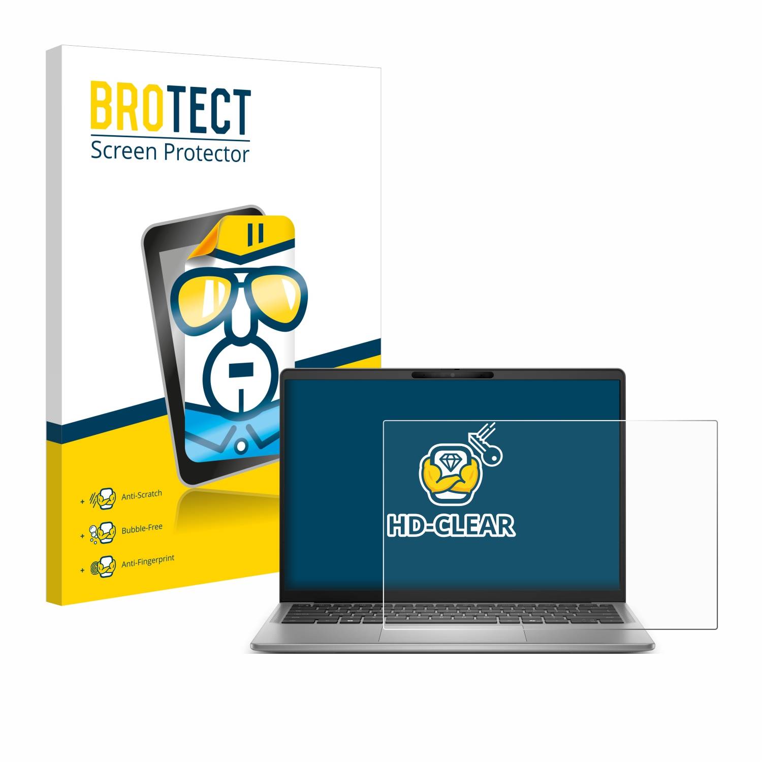 BROTECT Displayschutz-Folie für Dell Latitude 7455 Laptop