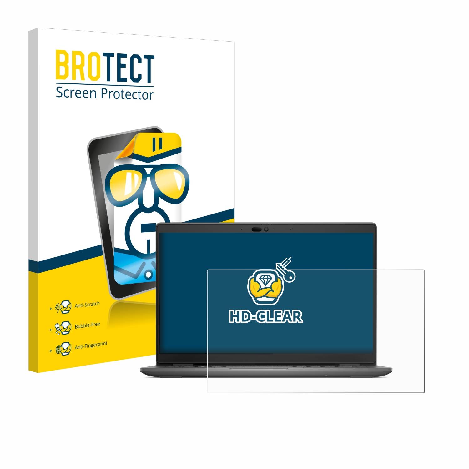 BROTECT Displayschutz-Folie für Dell Latitude 3450 Laptop