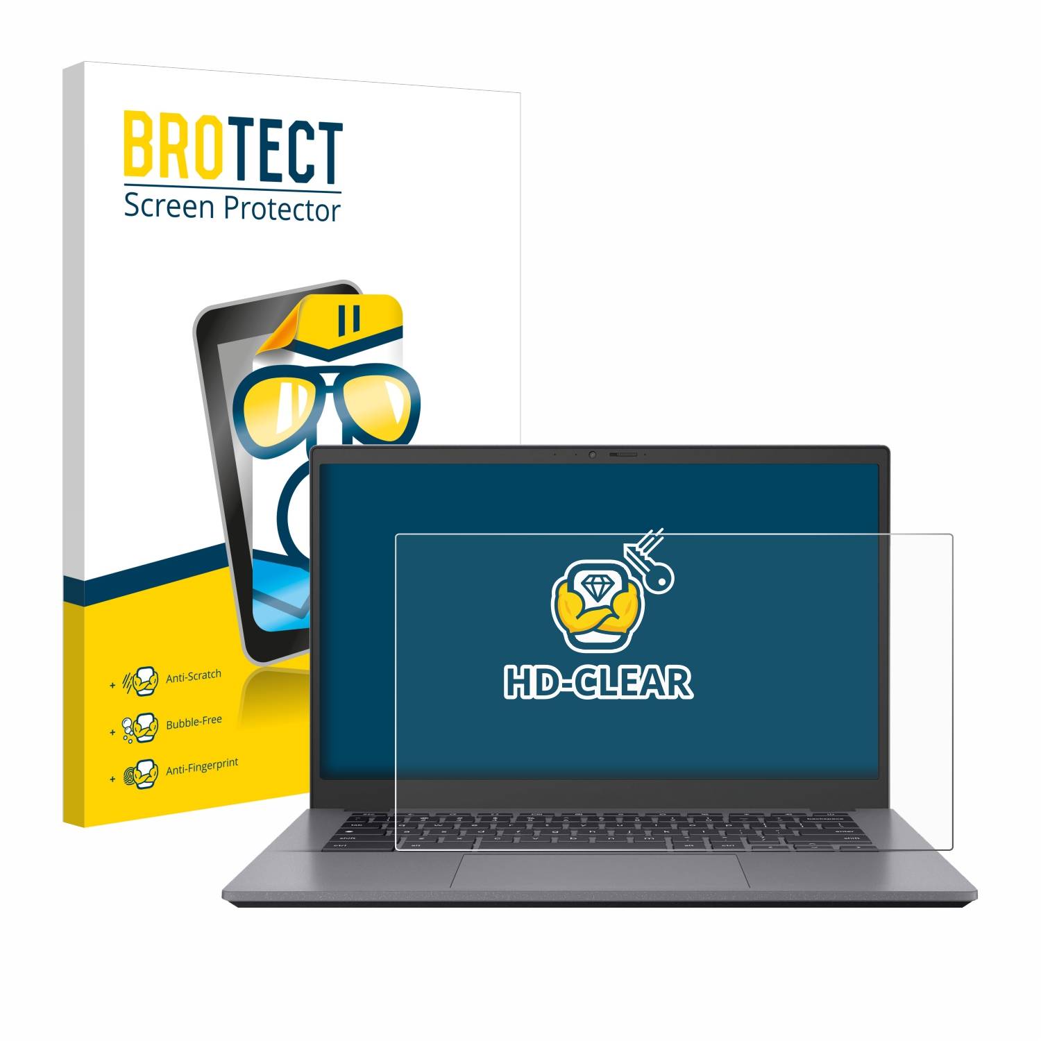 BROTECT Displayschutz-Folie für ASUS Chromebook Plus CM3401FFA