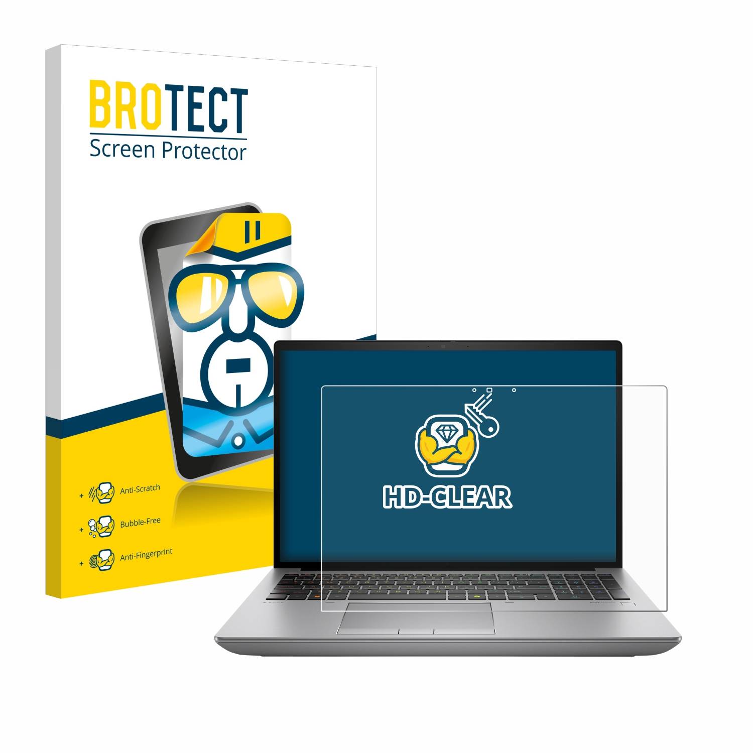 BROTECT Displayschutz-Folie für HP ZBook Fury 16 G11