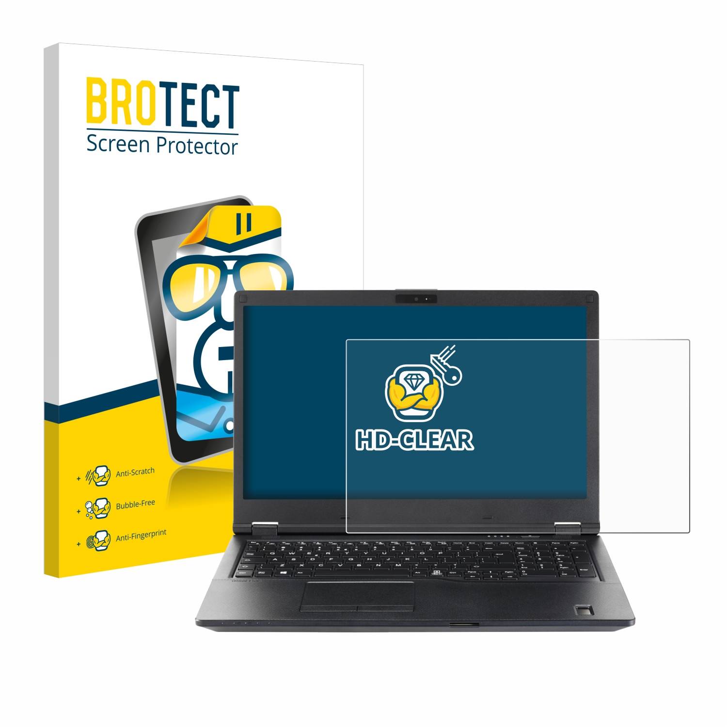 BROTECT Displayschutz-Folie für Fujitsu Lifebook E459