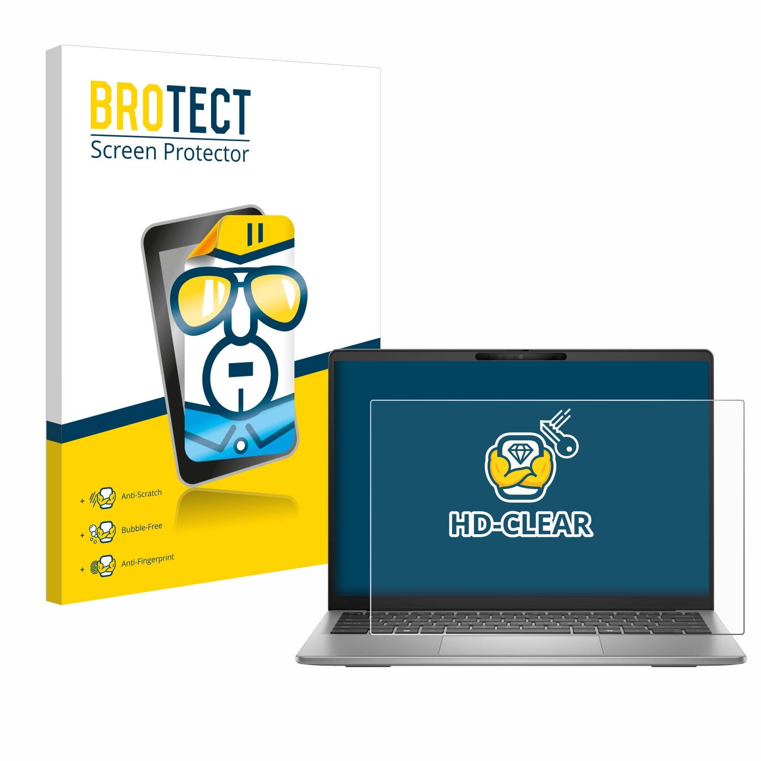 BROTECT Displayschutz-Folie für Dell Latitude 5455 Laptop