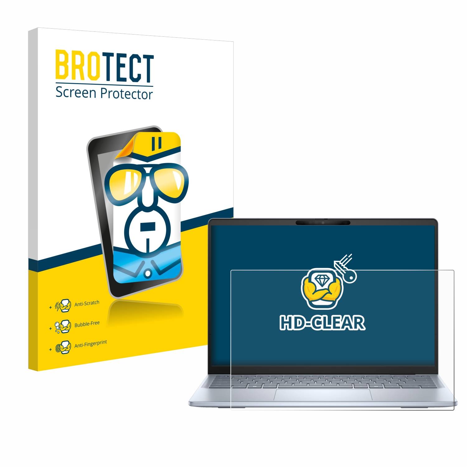 BROTECT Displayschutz-Folie für Dell Inspiron 14 Plus 7441 Laptop