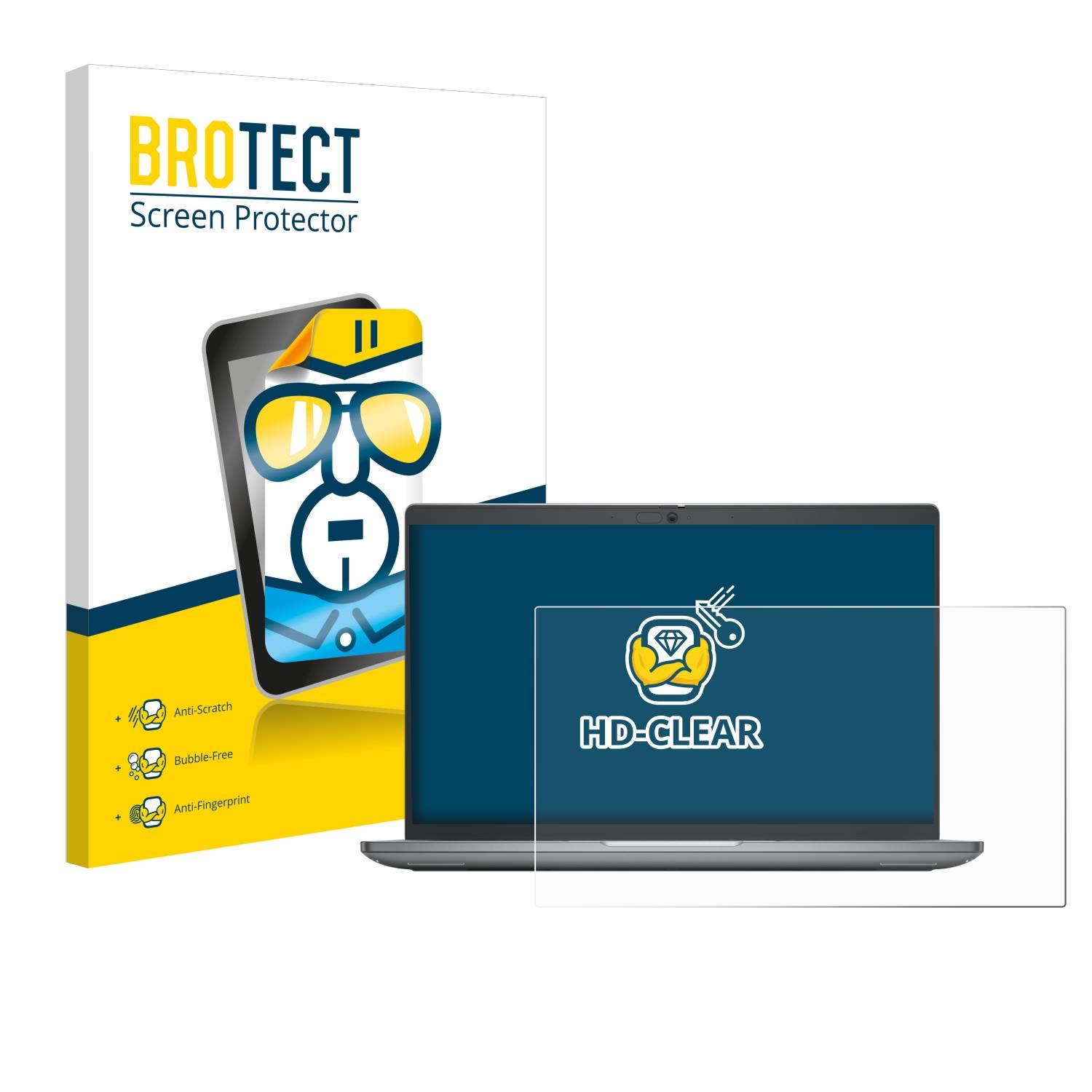 BROTECT Displayschutz-Folie für Dell Latitude 5450 Laptop 14