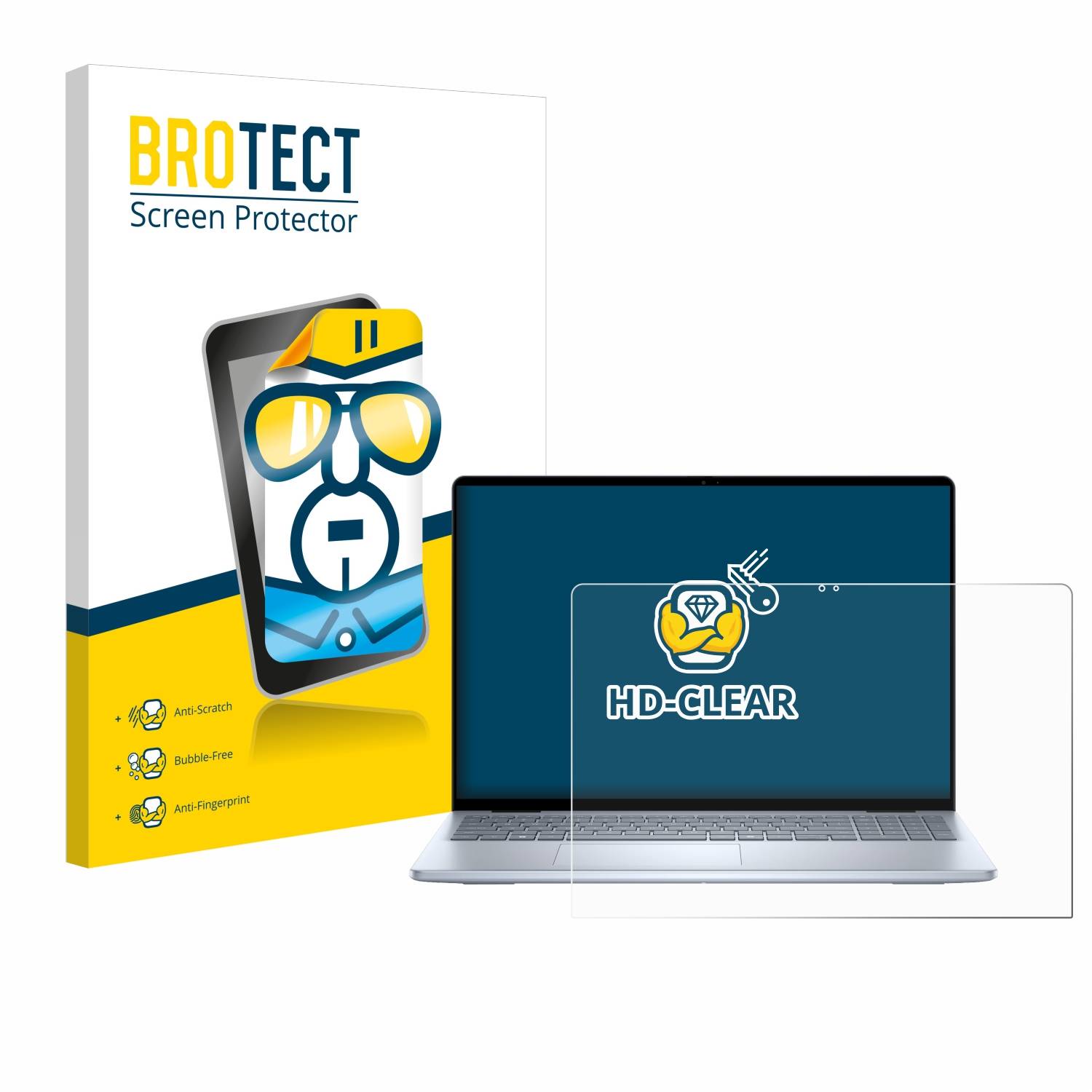 BROTECT Displayschutz-Folie für Dell Inspiron 16 Laptop 5645