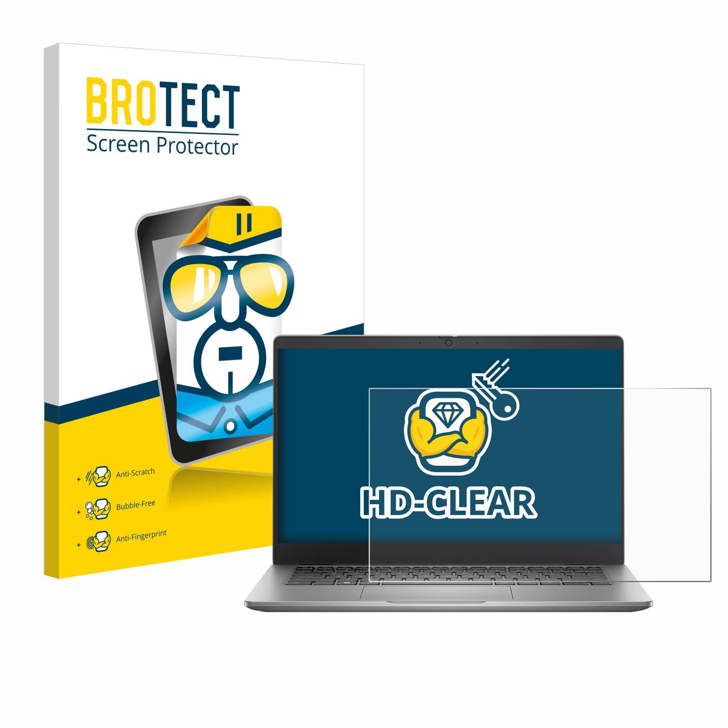 BROTECT Displayschutz-Folie für Dell Latitude 3340 Laptop 13.3