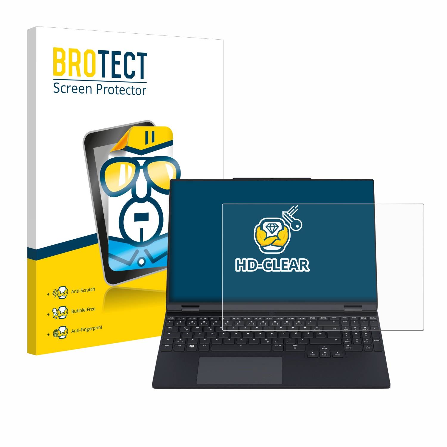 BROTECT Displayschutz-Folie für Tuxedo InfinityBook Pro 15 Gen 9