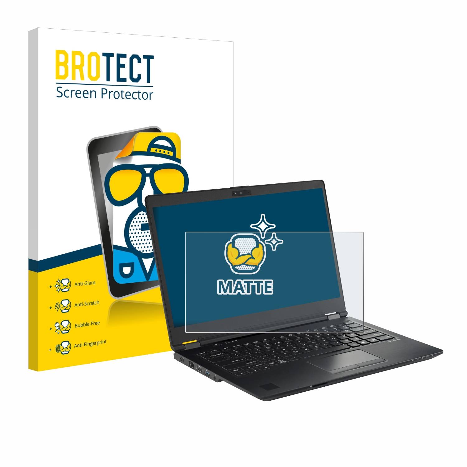 BROTECT Entspiegelungs-Folie für Fujitsu Lifebook U7410