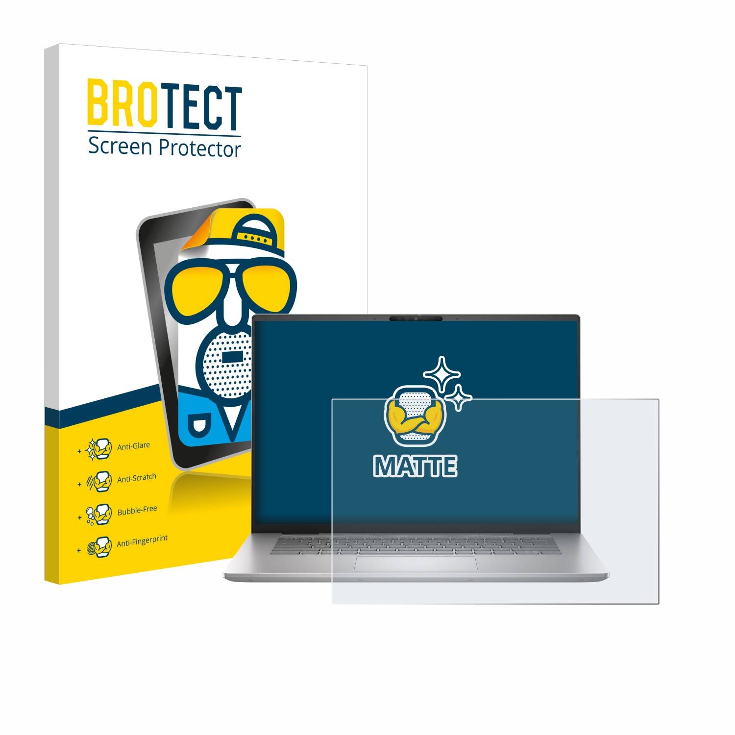 BROTECT Entspiegelungs-Folie für Dell Inspiron 16 7630 Laptop